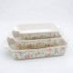 Porcelain Baking Dish Set 3 Pcs